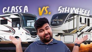 Class A vs. Fifth Wheel for Full Time RV Living (which one is better?)