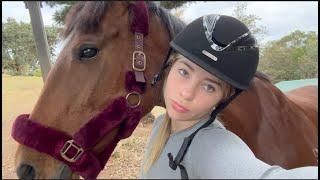 5AM Cosy winter morning! (Horse riding Vlog)