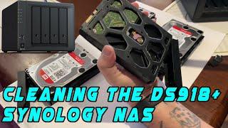 Cleaning the DS918+ Synology NAS