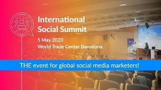 International Social Summit is coming on 5 May 2023!