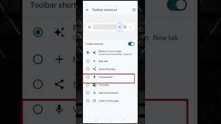 How to add Voice search to toolbar in Chrome on Android #howto #chrome #googlechrome  #tricks #tips