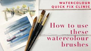 How To Use These Watercolour Brushes