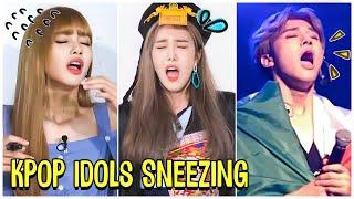 This Is How Kpop Idols Sneezing