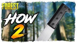 The Forest | HOW TO FIND THE MACHETE | Updated Location