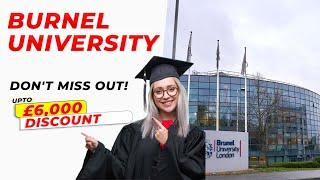 Brunel University January 2024 Scholarships | Up to £6,000 Discounts | courses fee Included !