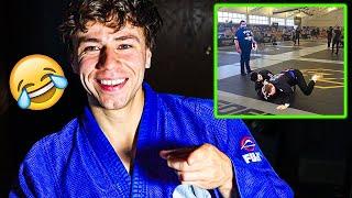 Judo Brown Belt Reacts to BJJ Players Trying Judo in Competitions