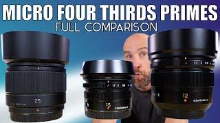 Panasonic Prime Lenses Review: 12mm f/1.4, 15mm f/1.7, and 25mm f/1.7