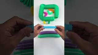 Mini Creating ASMR Satisfying POP TUBE #diy #satisfyingvideos#relaxing #creative #insideout #oddasmr