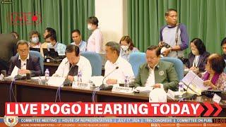 Pagdiginig sa POGO ng BAMBAN Tarlac at PORAC Pampanga | Congress POGO Hearing Live July 17 2024