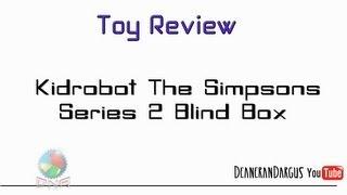 The Simpsons X Series 2 Vinyl 3" Figure Blind Box Kidrobot from Universal Studios Opening and Review