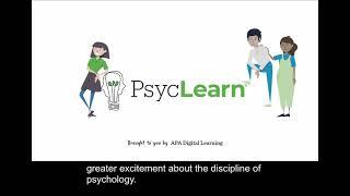 APA’s PsycLearn™: Personalize Learning