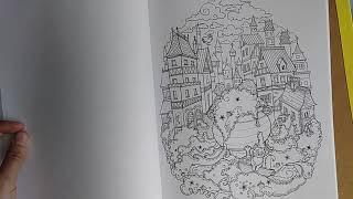 The Fantastic World of Brothers Grimm Julia Rivers Coloring Book Flip through and review