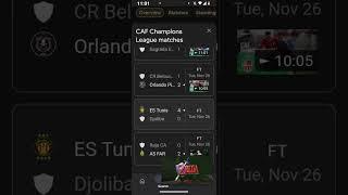 CAF Championship League Football Scores #cafchampionsleague