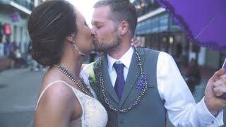 New Orleans Destination Wedding with a Second Line Parade in the French Quarter! | Ashley & Andrew