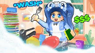 Washing EXPENSIVE Dishes in Roblox!