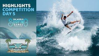 Highlights - Competition Day 5 - 2024 ISA World Surfing Games