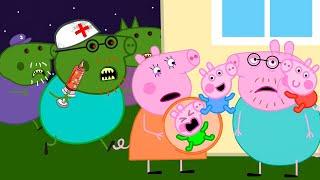 Zombie Apocalypse, Zombies Appear At The Peppa Pig House‍️ | Peppa Pig Funny Animation