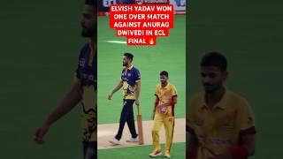 Elvish Yadav won one over match against Anurag Dwivedi in ECL Final || #elvishyadav #anuragdwivedi