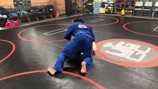 Blue Belt Wins With Kimura Sweep With 10 Sec Left