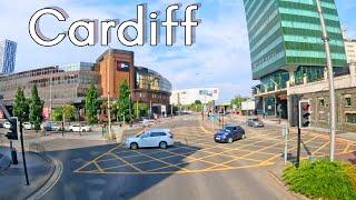 Wales Walking Tour, UK  Exploring Cardiff City Centre - 4K