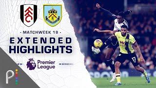 Fulham v. Burnley | PREMIER LEAGUE HIGHLIGHTS | 12/23/2023 | NBC Sports