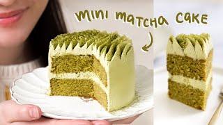 make a single serving matcha cake!