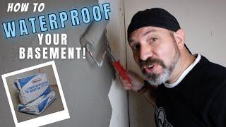 How to WaterProof your Basement walls