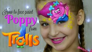 TROLLS: Princess Poppy — Face Painting & Makeup for Kids