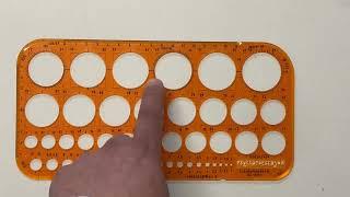 Kreisschablone 45 - standardgraph 1315f - Produktvorstellung