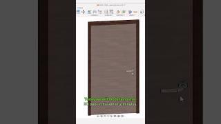 Create a 3D Door Model in Fusion 360 in Just 2 Minutes!  | Quick Tutorial #MariusCAD #3D #Fusion