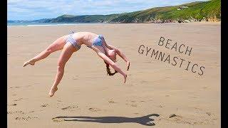 GYMNASTICS AT THE BEACH