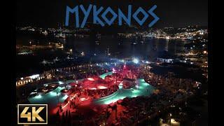 Mykonos August 2022 4k - Scorpios, Santana, Ornos, Paraga, Pinky Beach