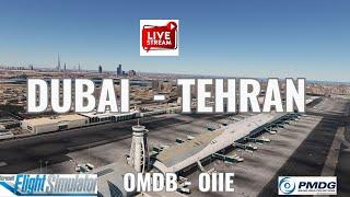 DUBAI - TEHRAN | EMIRATES Flt# UAE977 | GCC Virtual | PMDG777-300ER | MSFS2020 | EMIRATES TOUR 2024