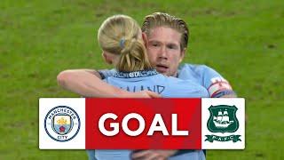 GOAL | Kevin De Bruyne | Man City 3-1 Plymouth Argyle | Fifth Round | Emirates FA Cup 2024-25