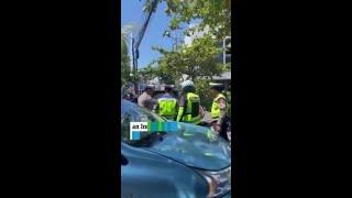 Aussie Expat Clashes With Bali Police Officer In The Middle Of Busy Street