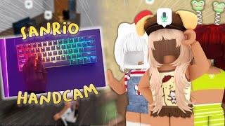 MM2 HANDCAM asmr as SANRIO Characters *FUNNY MOMENTS voicechat*