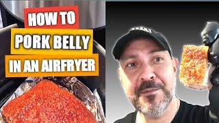 How To Make Crispy Pork Belly in the AirFryer! Perfect crunchy pork crackling everytime!!