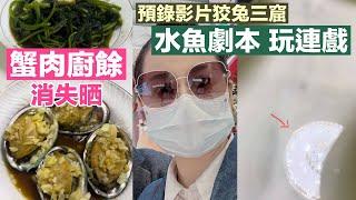 何太預錄影片狡兔三窟 何馬水魚劇本玩連戲 河馬皇帝蟹廚餘翌日全部消失晒