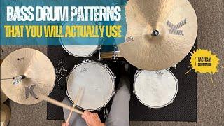 Bass Drum Patterns That You Will Actually Use: Beginner Drum Lesson