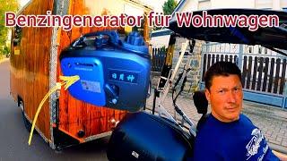 Benzingenerator für Wohnwagen+Besuch von Tech4Fun-Boris