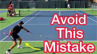 Don’t Make This BIG Singles Mistake (Tennis Strategy Explained)