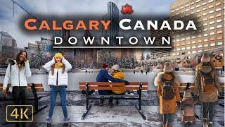 【4K】Calgary Canada | Downtown | Walking Tour #canada #calgary #alberta #walkingtour #thingstodo