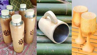 3 Most Amazing Bamboo craft. How to make Bamboo Flask Water bottle.  #bottle #Bamboo_Cup