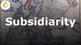 Subsidiarity | EU Law