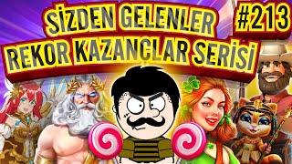 SLOT OYUNLARI HAYRİ SİZDEN GELENLER SERİSİ #213 REKOR KAZANÇLAR  #slotoyunları #slot