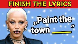 FINISH THE LYRICS - 25 Most Popular Songs EVER  | Music Quiz