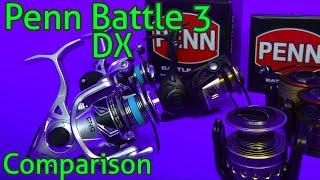 The NEW PENN Battle 3 DX is SWEET!  How does it compare to the Battle 2, 3, and Penn Spinfisher VI.