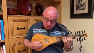 Yo M'enamori D'un Aire, Traditional Sephardic Song Performed on Medieval Gittern