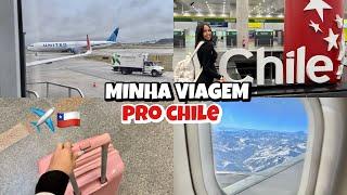 VLOG: MINHA VIAGEM PARA O CHILE| aeroporto| minha chegada| vi a neve️️