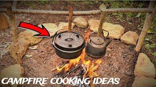 BACKYARD BUSHCRAFT COOKING - Simple & Alternative Campfire Meal Ideas For You To Try - NEW SERIES